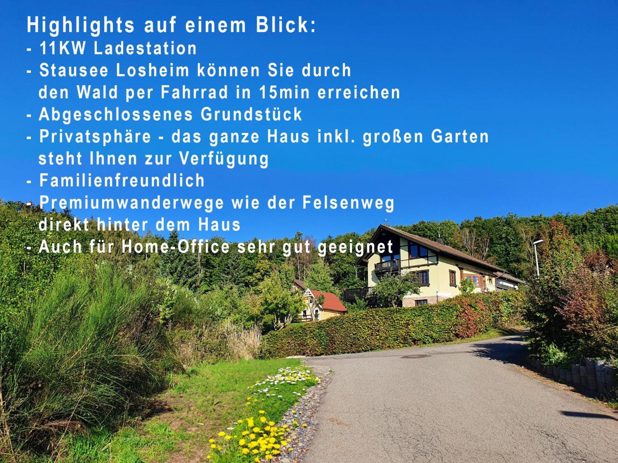 Sonnige Aussicht Villa Losheim Exterior foto