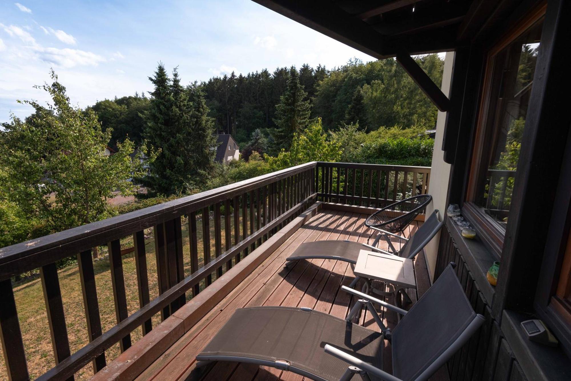 Sonnige Aussicht Villa Losheim Exterior foto